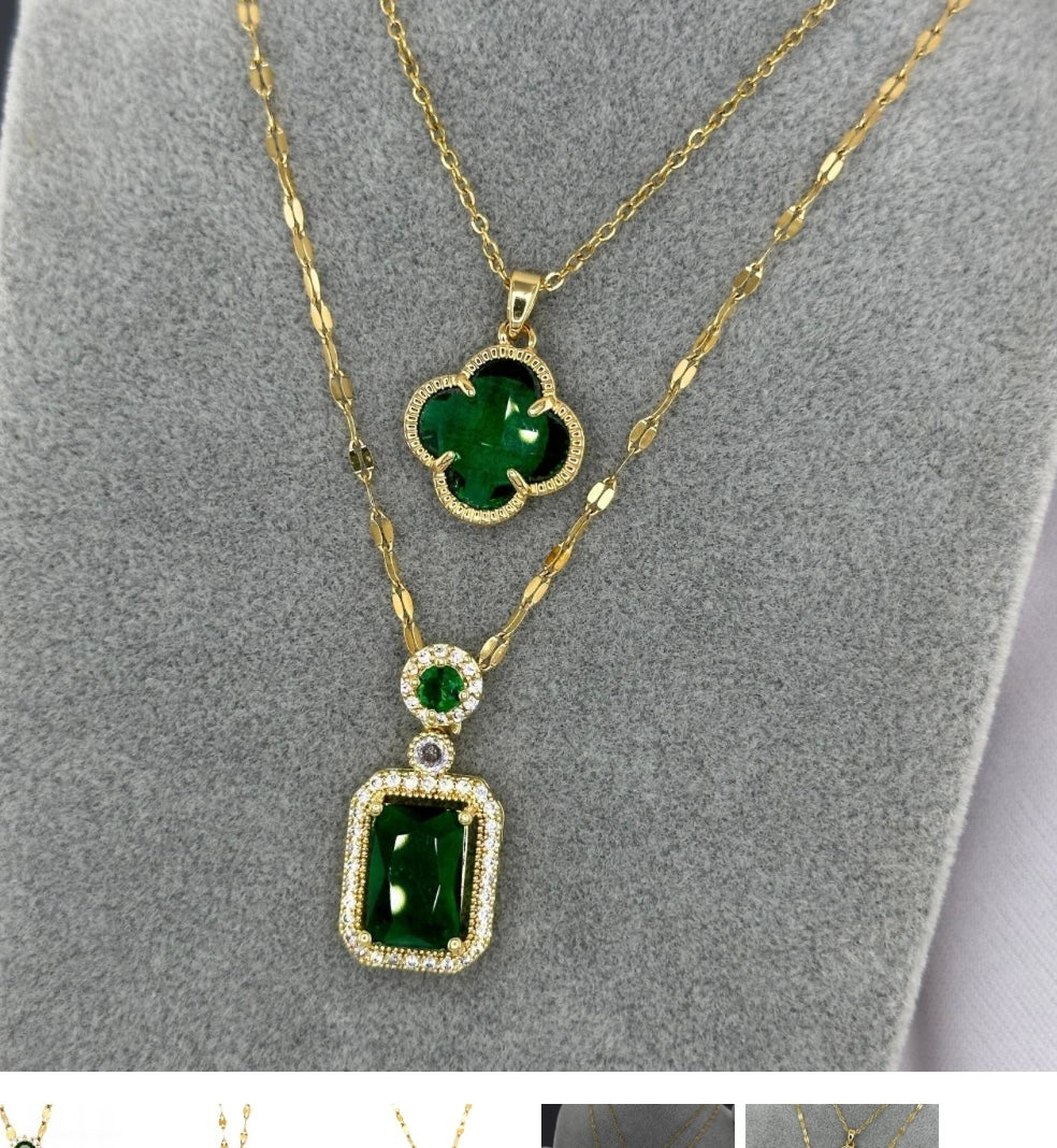 COLLANA IN ACCIAIO INOSSIDABILE PLACCATO ORO 18K, INTENSITÀ