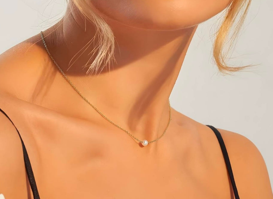 COLLANA IN ACCIAIO INOSSIDABILE PLACCATO ORO 18K